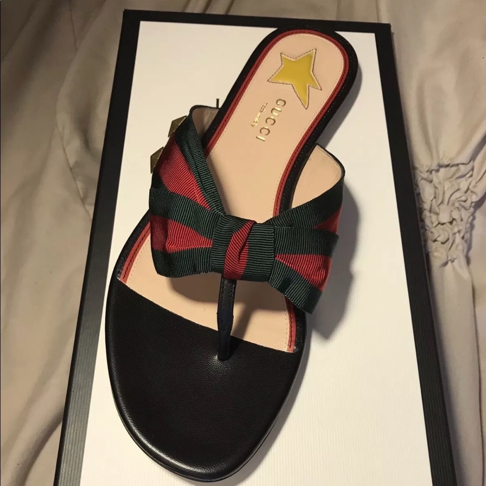 Gucci Aline bow sandals!!